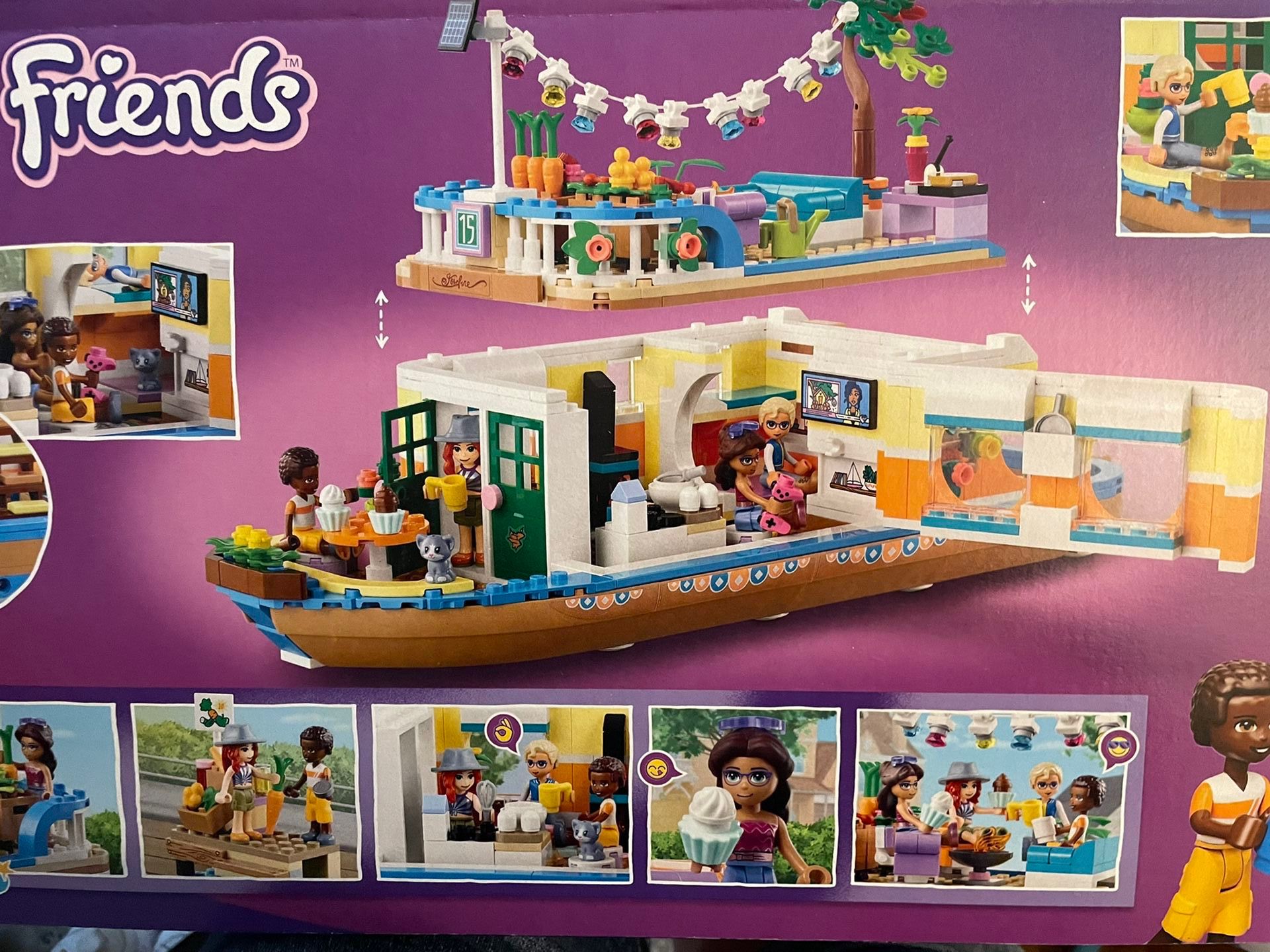 Lego Friends Canal House Boat