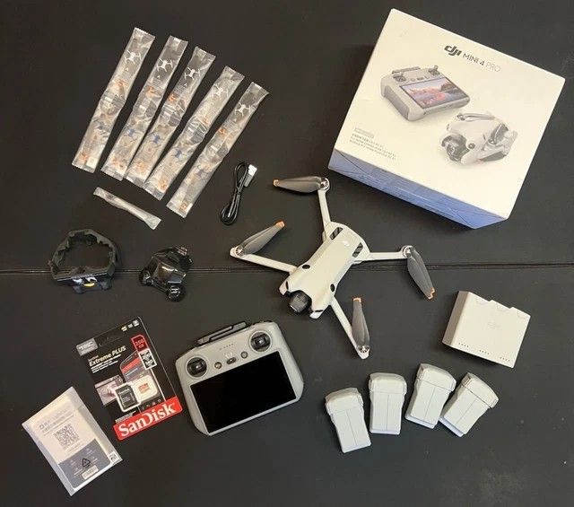 DJI Mini 4 Pro Fly More Combo Plus + Battery Nanuk Case Refresh Care SD More