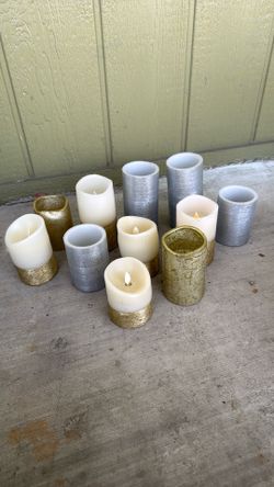 11 FAUX CANDLES