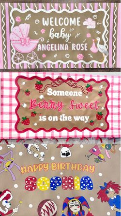 Hand Painted Banners!