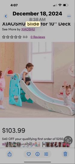 Slide 10” kids new Buen precio $55