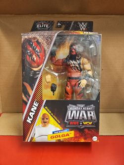 WWW Elite Monday night Wars Series 6" KANE FIGURE W/ Golga BAF