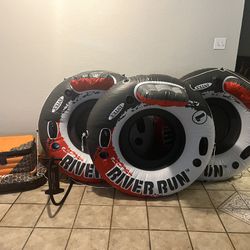 3 Solid Inner Tubes With Floating Cooler And Pump