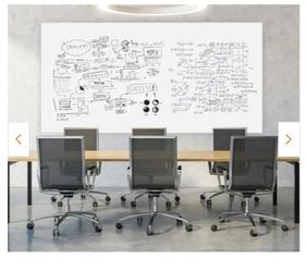 8' x 4' magnetic porcelain dry erase board