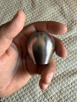 Weighted countersunk shift knob