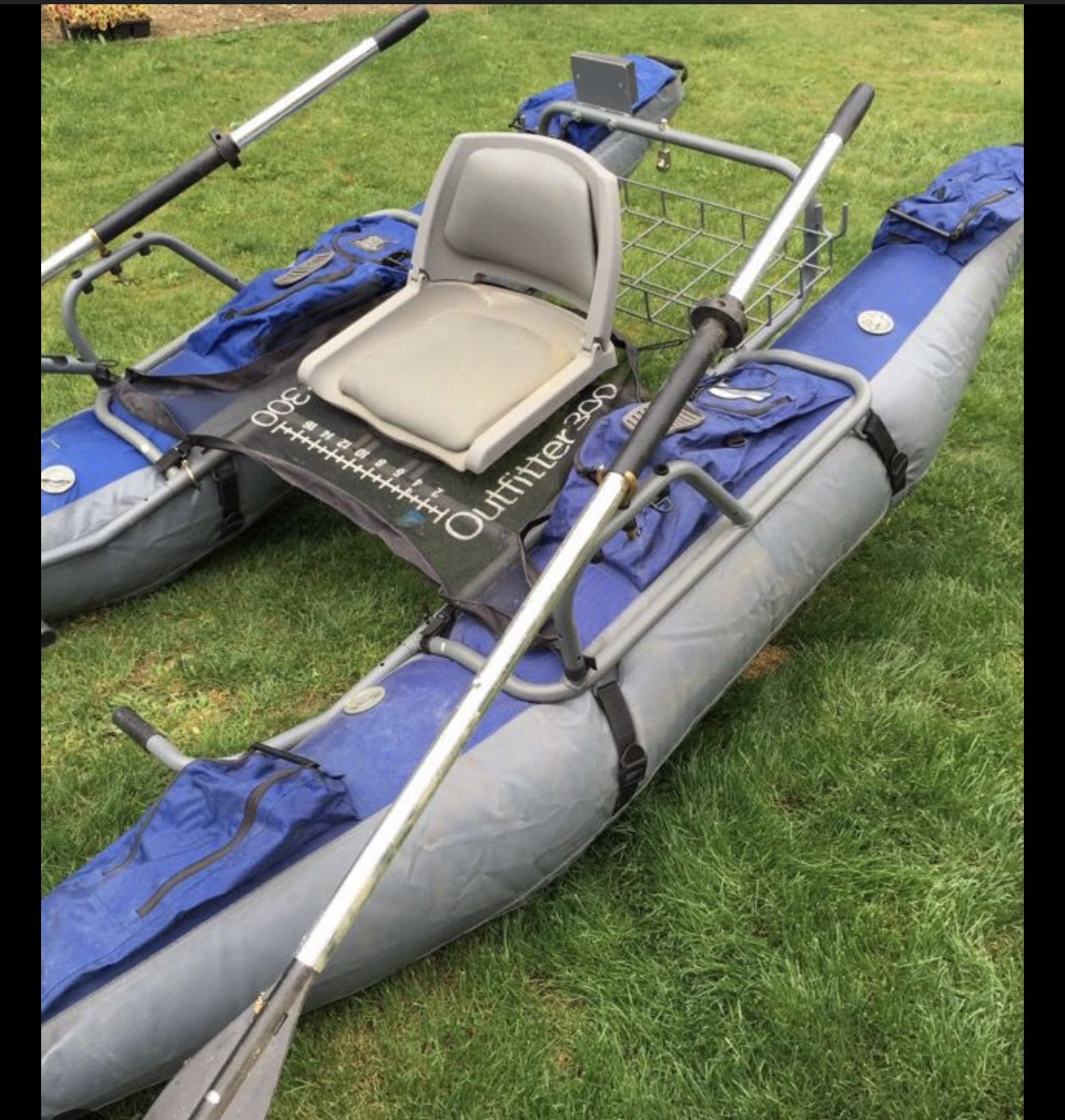 Outfitter 300 Inflatable Pontoon Boat 