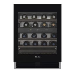 🍷 Miele 24” Wine Cooler – Black Glass | 2-Zone