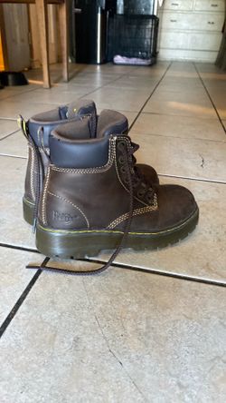 Dr . Martens winch steel toe boots