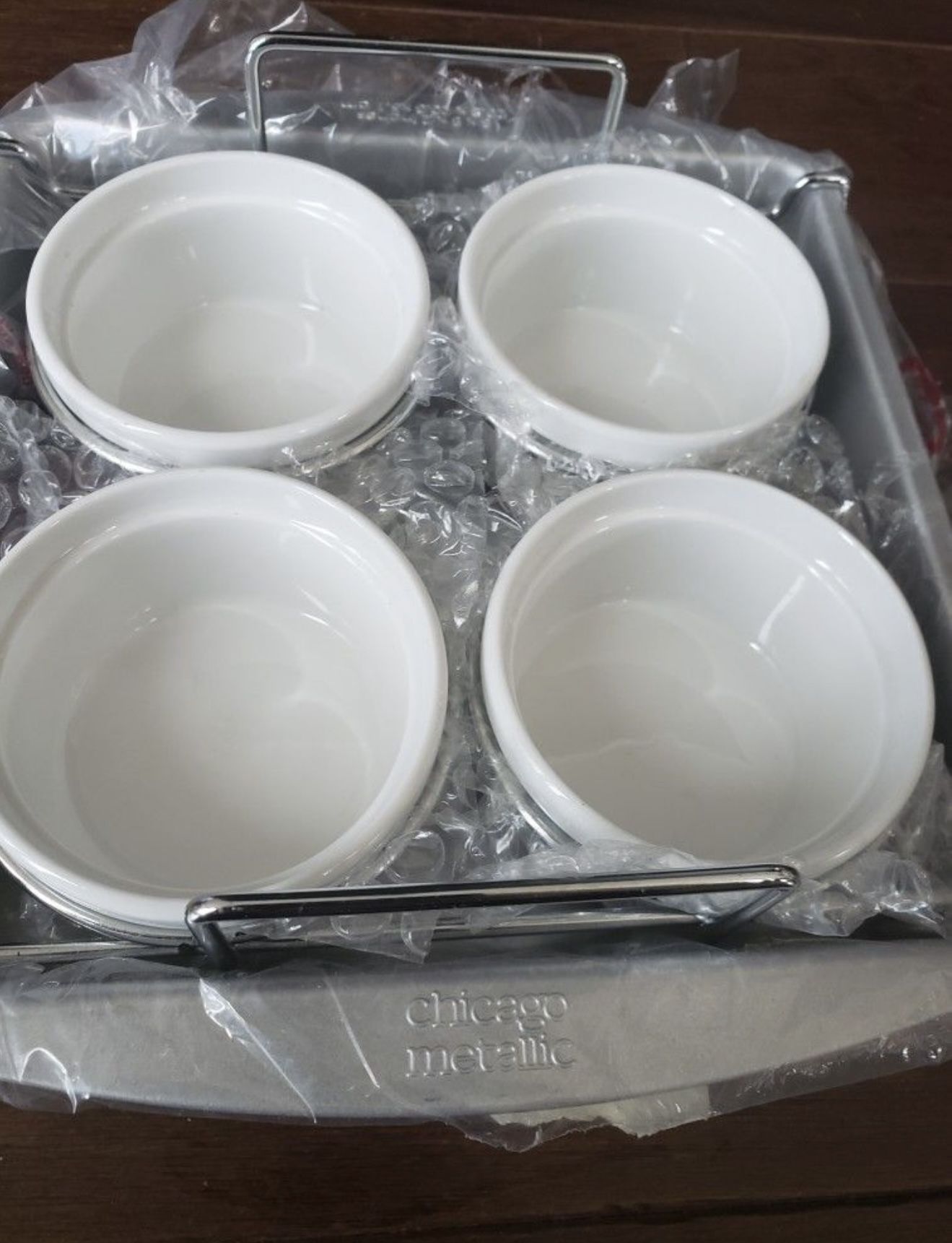 Chicago Metallic Professional Crème Brulee, 6 Piece Set, Stainless Steel