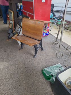 Antique School Desk