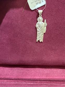 Religious pendant silver
