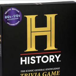 HISTORY Channel Trivia Board Game Deluxe Edition with 80s & 90s Expansion Pack