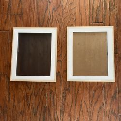 Two White Frames