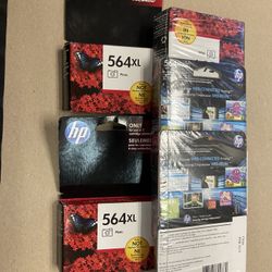 HP 564XL Printer Cartridges (6)