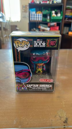 Captain America Blacklight Funko Pop