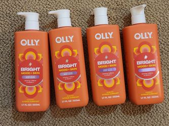 Brand New Bottles of Olly Bright Body Wash 17 fl oz