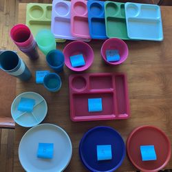 Target Pillowfort Reusable Dishware Set – BPA-Free, Dishwasher & Microwave Safe