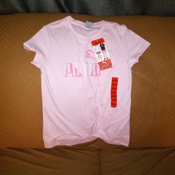 New Girls Puma Shirt Size 10/12