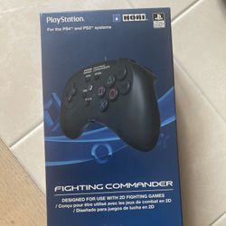 HORI Fighting Commander for PlayStation 4 & 3 Officially Licensed by Sony - PlayStation 4