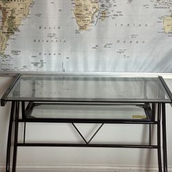 Glass Computer Table