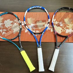 Tennis racquets 