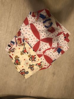 Vintage Raggedy Ann And Andy Fabric