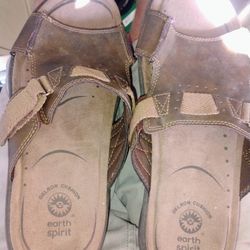 Men's Leather Sandals Size 13