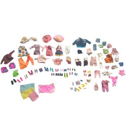 Lot Vintage 90s & 80s Barbie Toddler Clothing Shoes  Baby Kelly Chelsea Skipper