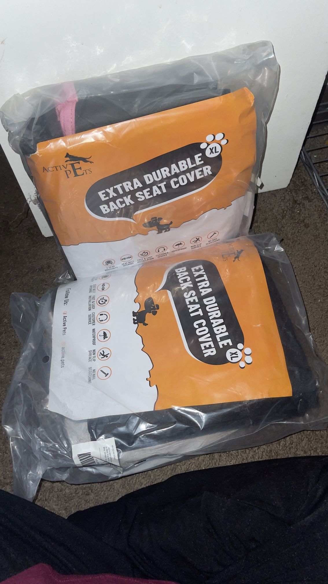 XL Dog Back Seat Covers (2)