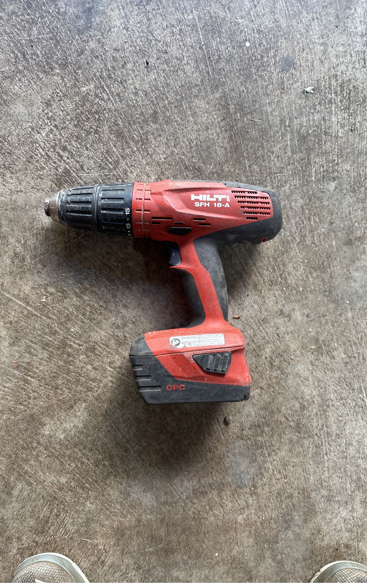 Hilti Cordless Drill SFH 18-A