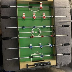 Table Top Pool Table And Foosball Table