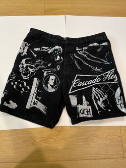 Cascade heights Jean shorts black