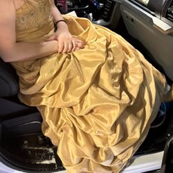 Gold Dress