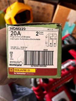 Square D 20amp Breakers