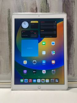 Apple iPad Pro White A1584 256GB iOS 16.7.16 12.9” w/ Case - $169