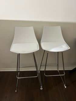 Sold out Emerald Home Neo White Bar Stools