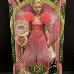 Mattel Wicked SINGING Glinda Witch 12.75" Fashion Doll ERROR - Misprint URL RARE RECALLED