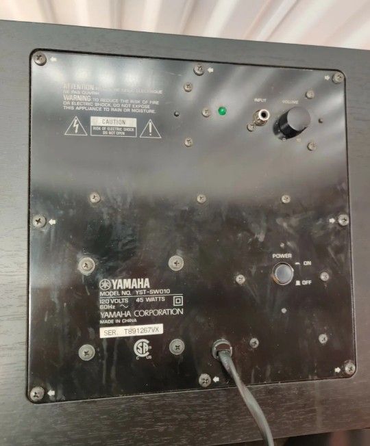 YAMAHA YSTSW010 Powered 50W Subwoofer SPEAKER for Sale in Ontario, CA