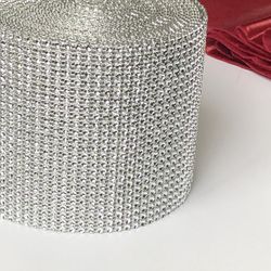 Rhinestone Ribbon 24 Rows By 10 Yards