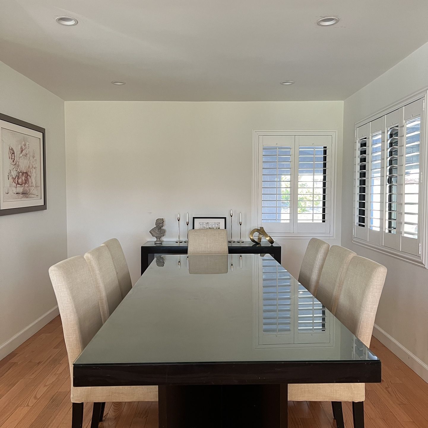 Dining Room Table And Side Table 