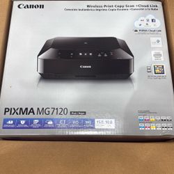 Canon Pixma Mg7120 Wireless Print Copy Scan And Cloud Link Printer All In One. Brand New Still In Box!