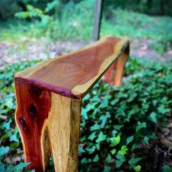 Handmade Live Edge Red Cedar Table 