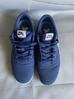 Nike SB Check Solar Canvas ‘Midnight Navy’ Low Sneakers