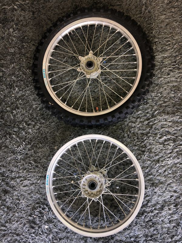 black excel dirt bike rims