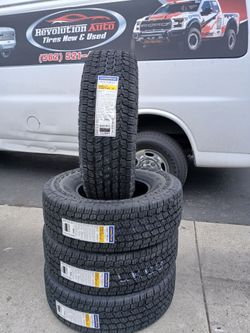 Tacoma Trd Tires New 265 70R16 Goodyear Wrangler Trailrunner AT whit Kevlar $650 set of four install mount and balance 👌
