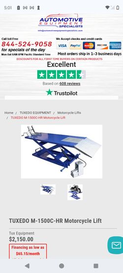 Motorcycle lift