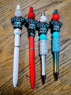 Beaded pens