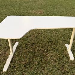 White Office Desk 63”
