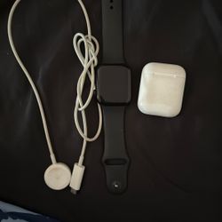 APPLE WATCH SE AND AIRPODS 2ND GEN