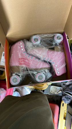 Brand New Impala Wavy Check Skates Pink 